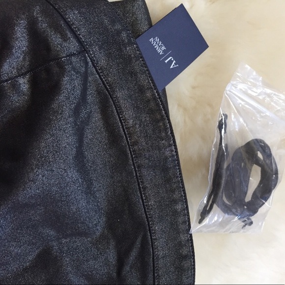 Armani Jeans Black Pearl Shimmering Mini Dress - Picture 8 of 8